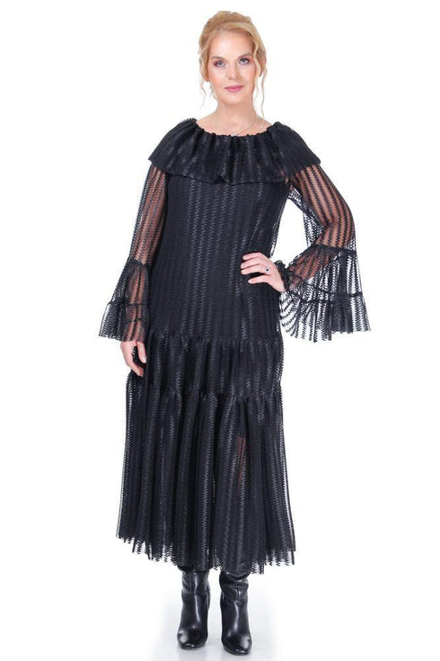 Rochie tull negru  Liza Panait Liza Panait Online Boutique